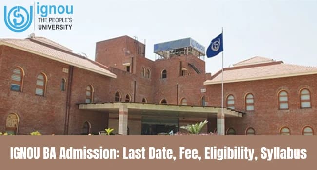 IGNOU BA Admission 2026