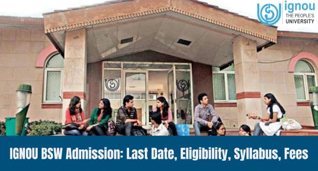 IGNOU BSW Admission