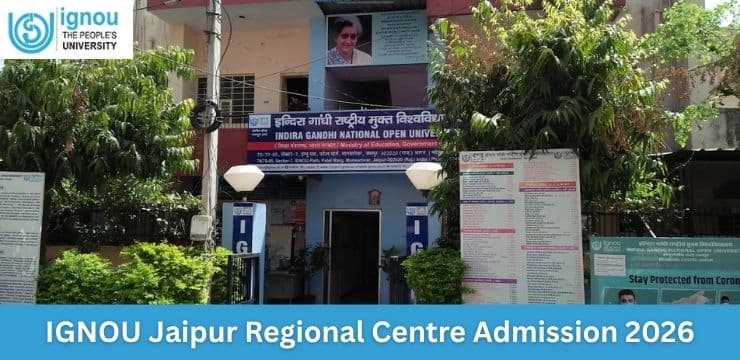 IGNOU Jaipur Regional Centre Admission 2026