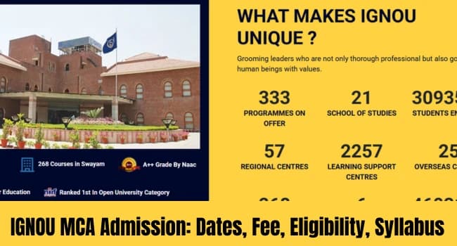 IGNOU MCA Admission