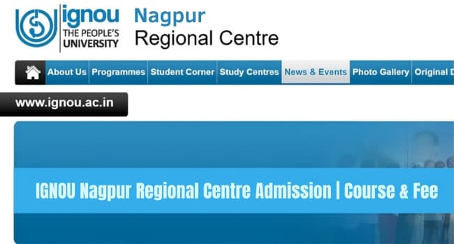 IGNOU Nagpur Regional Centre Admission 2026
