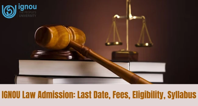 IGNOU Law Admission